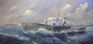 Painting HMCS TRENTONIAN