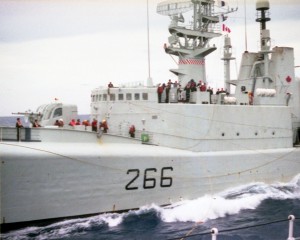 HMCS NIPIGON in 1981. Roger Litwiller photo.