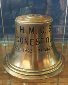 HMCS CONESTOGA' Bell. Roger Litwiller Photo.