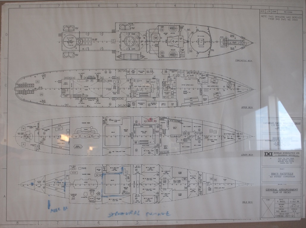 Vanguard 1/48 HMCS Sackville Plans 