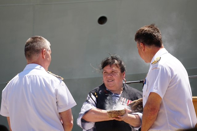 Smudging Ceremony Commander RCN