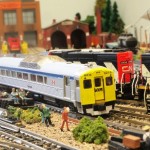 Custom Paint -VIA Rail RDC 6215 on the Trenton Subdivision in N Scale