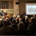 Roger Speaks at the Hastings County Historical Society