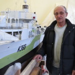 10 Foot Model of RCN WWII Corvette TRENTONIAN