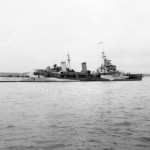 HMS BELFAST off Normandy