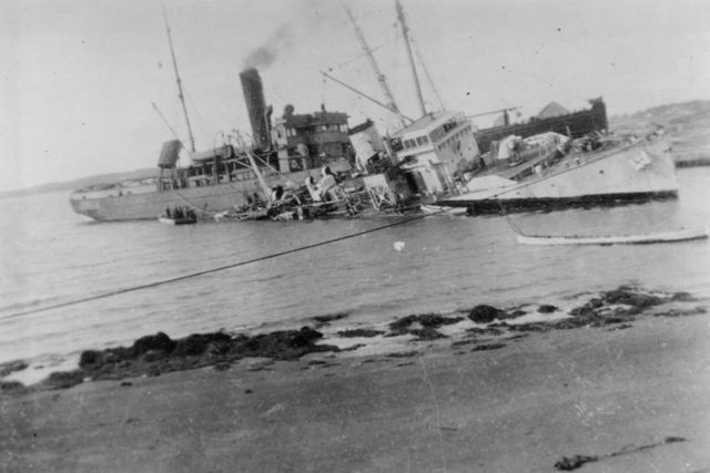Salvaging HMCS QUINTE