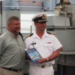 HMCS KINGSTON Presented With Copy of Roger’s Book