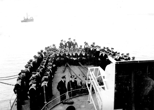 Church Parade -HMCS TRENTONIAN