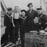 Sea Cadets with HMCS QUINTE