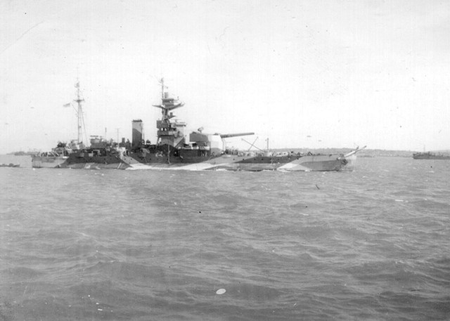 HMS ROBERTS -Normandy