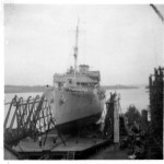 HMCS MORDEN in Drydock