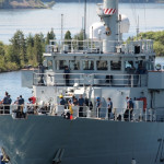 HMCS GLACE BAY -Iroquois Lock