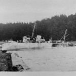 HMCS QUINTE Beached