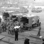 Disembarking Wounded Sailors