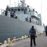 HMCS KINGSTON Arriving at Her Namesake City