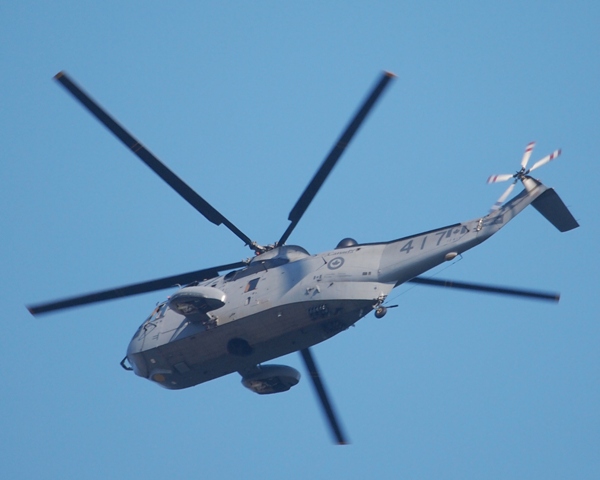 Sea King over halifax