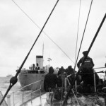 HMCS ARVIDA Refueling in Convoy