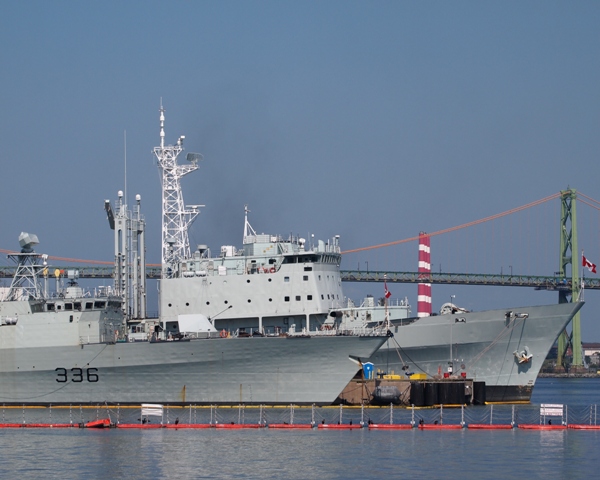 HMCS MONTREAL and HMCS PRESERVER