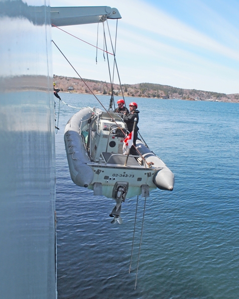 HMCS MONTREAL's RHIB