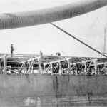 HMCS ARVIDA Refueling in Convoy
