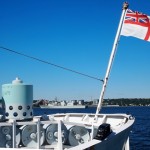 HMCS MONTREAL Passing HMCS SACKVILLE