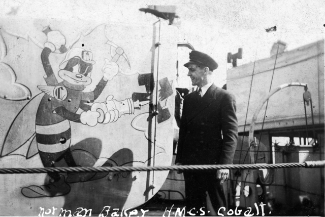 HMCS COBALT's Gunshield Art