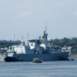 HMCS MONTREAL With Tugs