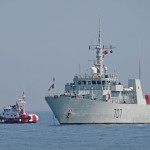 HMCS GOOSE BAY with CCGS CAPE MERCY