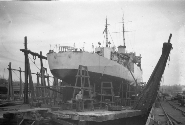 HMCS WASAGA in Refit