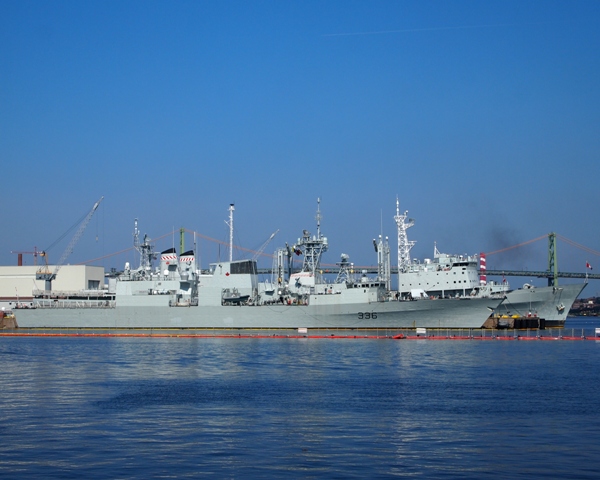 HMCShips MONTREAL and PRESERVER