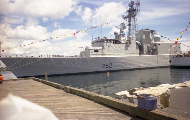 HMCS ATHABASKAN Dressed Overall