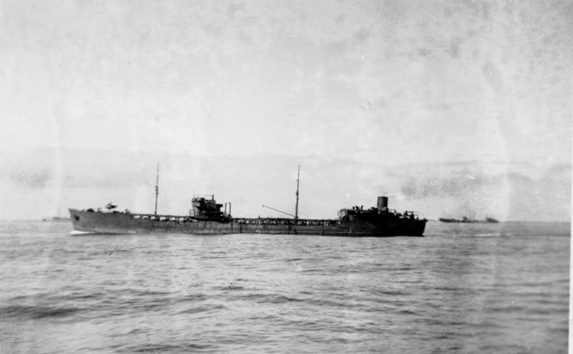 DEMS Oil Tanker in Convoy