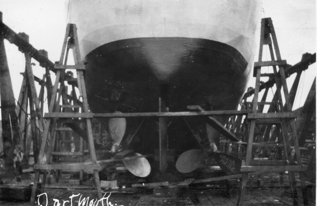 HMCS WASAGA in Drydock