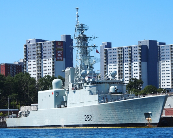 Ex -HMCS IROQUOIS, recently decommissioned, sits in HMC Dockyard in Halifax waiting her fate on 5 September 2015.

Roger Litwiller collection, courtesy Roger Litwiller. (RTL53640)