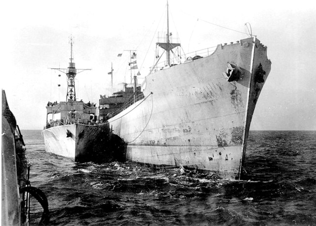 Merchant Ship Fire