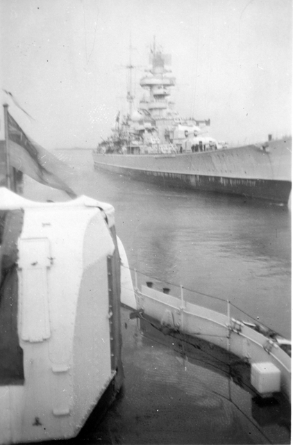 PRINZ EUGEN Arriving Wilhelmshaven, Germany