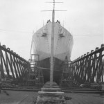 HMCS WASAGA Out of the Water
