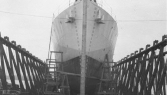 HMCS WASAGA Out of the Water
