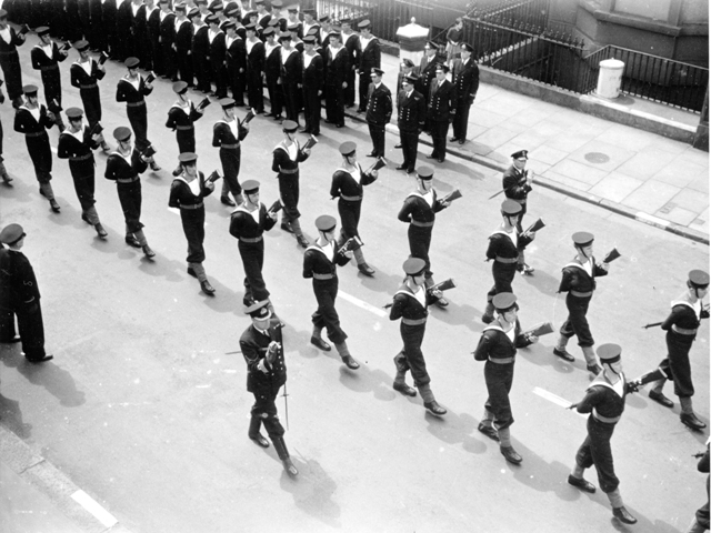 Funeral Capt F. J. Walker, RN