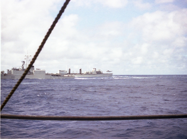 HMCS PROTECTEUR Launching Sea King