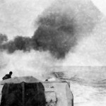 HMCS IROQUOIS Dropping Depth Charges