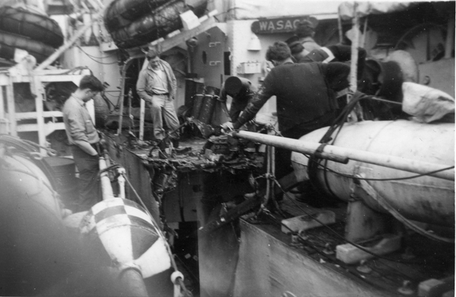 HMCS WASAGA Collision