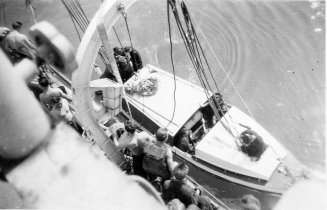 HMCS IROQUOIS Floral Sea Boat