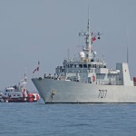 HMCS GOOSE BAY with CCGS CAPE MERCY