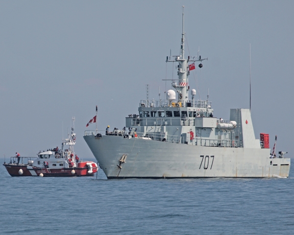 HMCS GOOSE BAY with CCGS MERCY