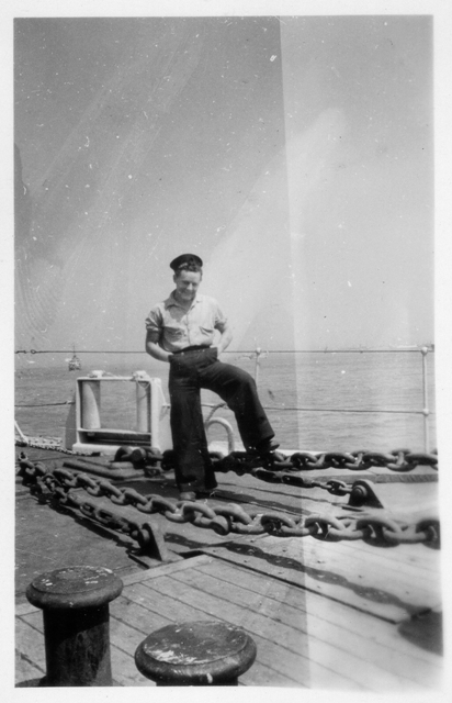 RCN Sailor in HMCS MAYFLOWER