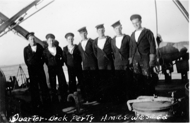 HMCS WASAGA Quarterdeck Party