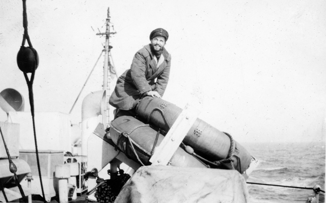 HMCS WASAGA at Sea