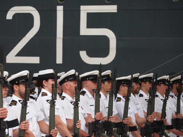 HMCS RCN Guard -HAIDA Flagship Ceremony