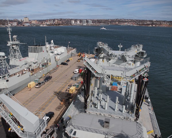 View from MV ASTERIX